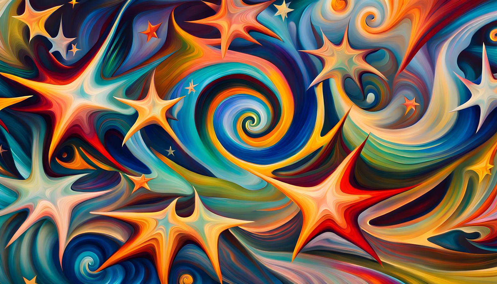 Cosmic Star Formation in Abstract Expressionism