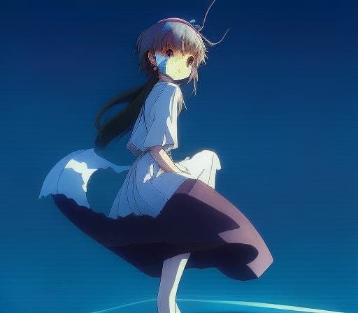 Anime Key Visual in Studio Ghibli Style