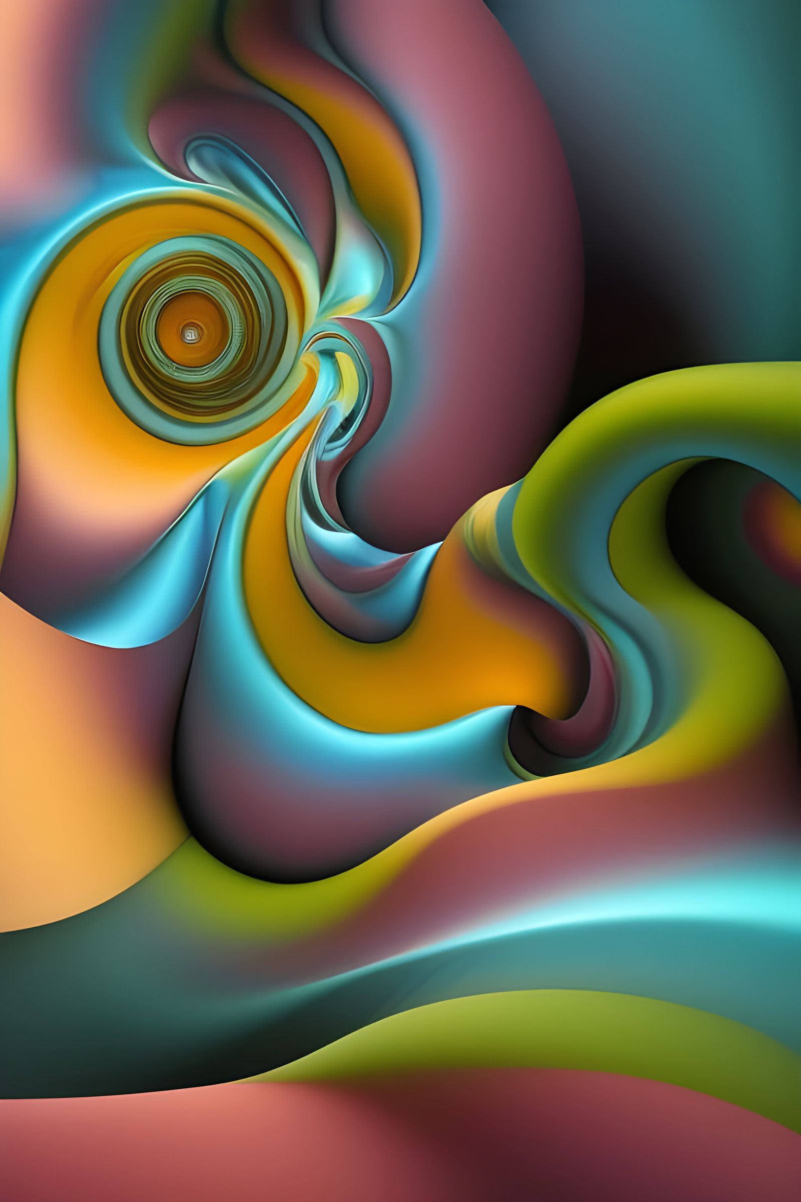 Vivid Mandelbulb Fractal Art in High Resolution