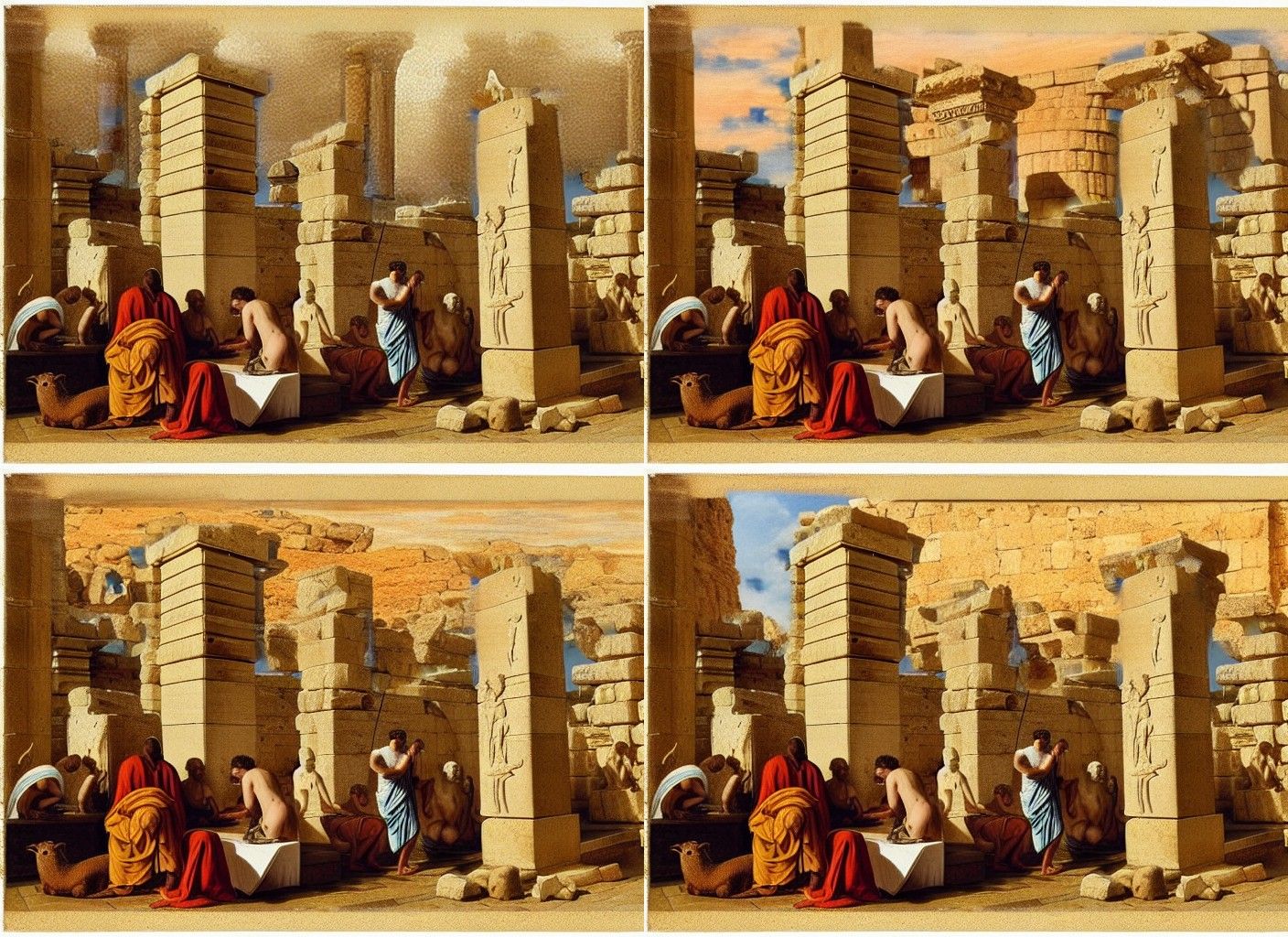 Solomon's Temple Feast: An Ancient Yom Kippur Scene