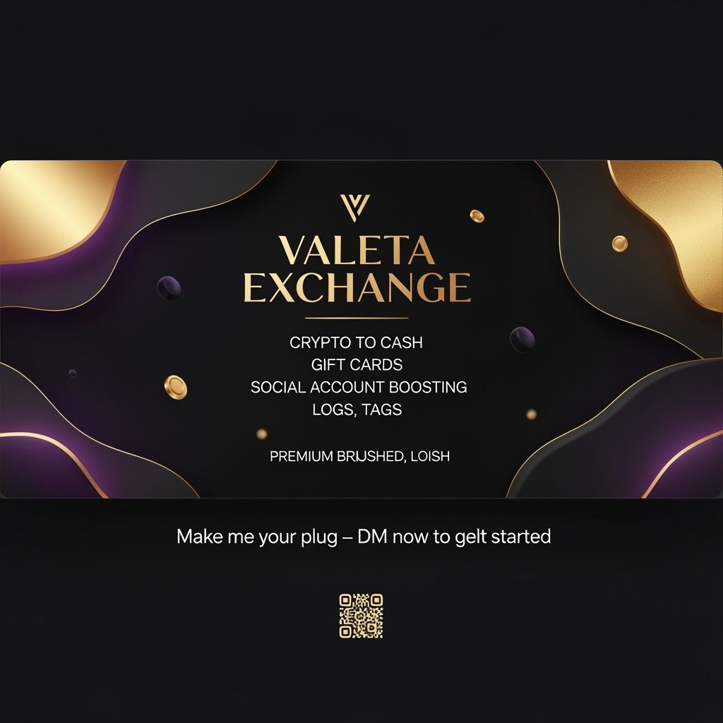 Valeta Exchange Modern Luxury Flier in Digital Art Style