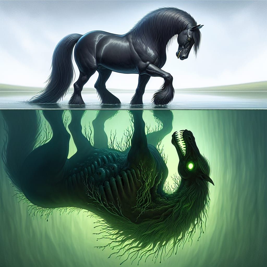 Enchanting Kelpie Reveals its Monstrous Reflection