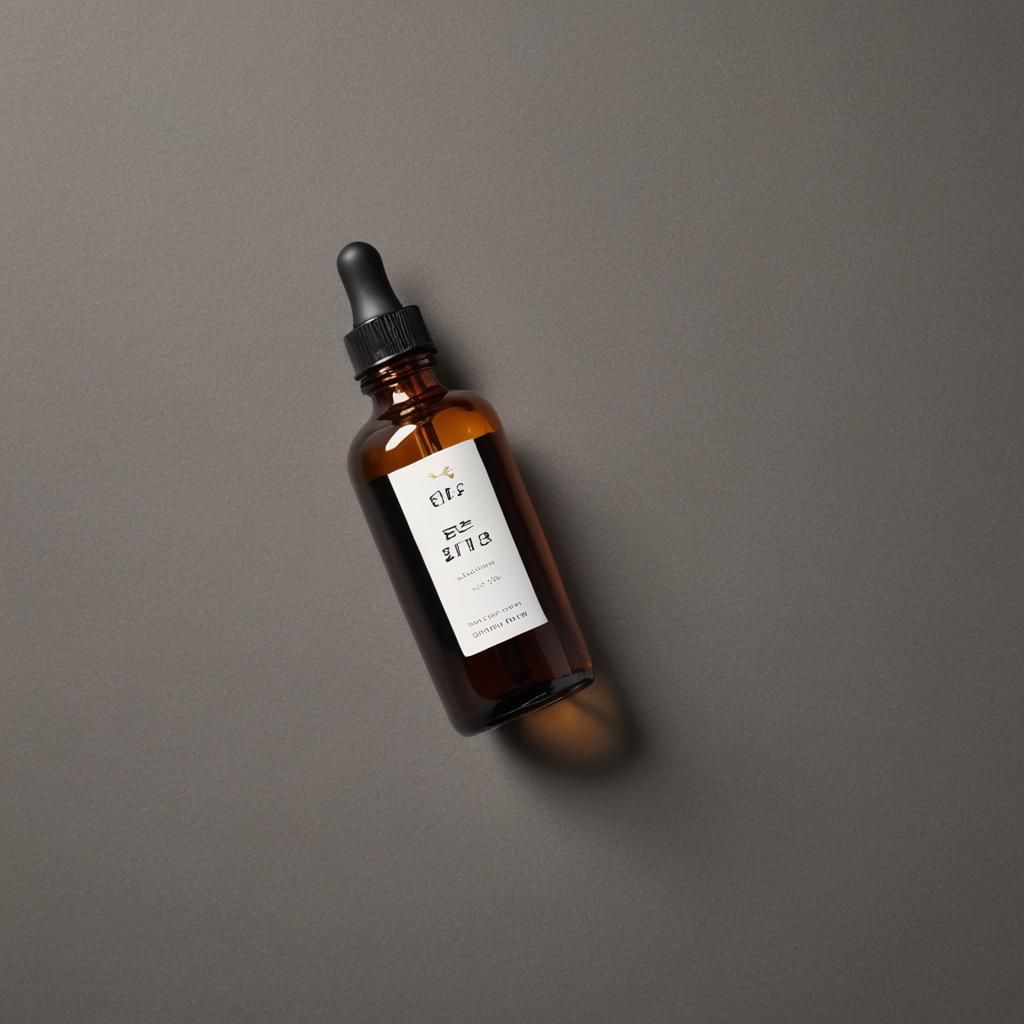 Vitamin E Oil in Amber Glass Dropper Bottle