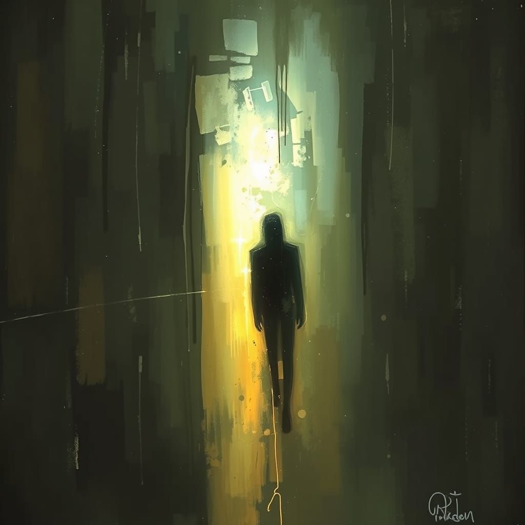 Abstract Expressionism: Lost Memories in the Darkness