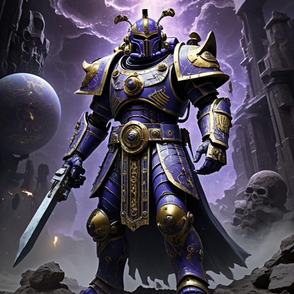 Ethereal Space Marine in Cosmic Haze
