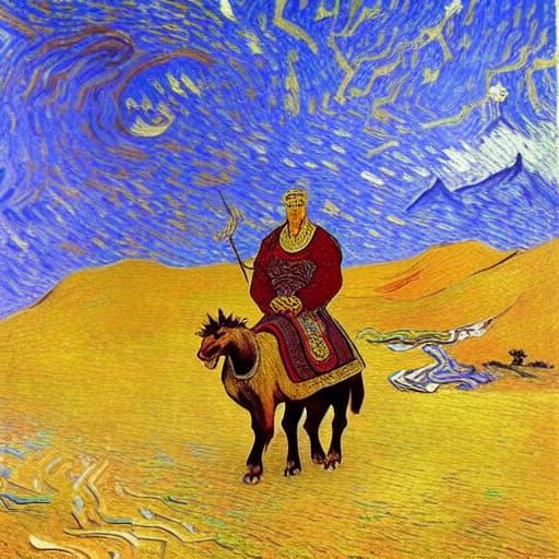 Genghis Khan: Golden Eagle Spirit God in Asia