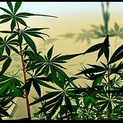 Cannabis in Trending 3D Render Style