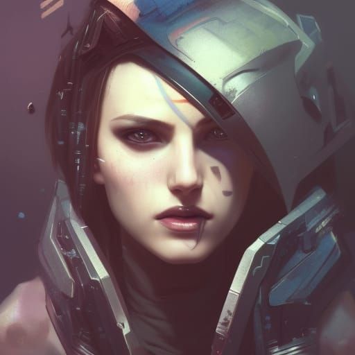 Sadistic Assassin in Decaying Technoir City