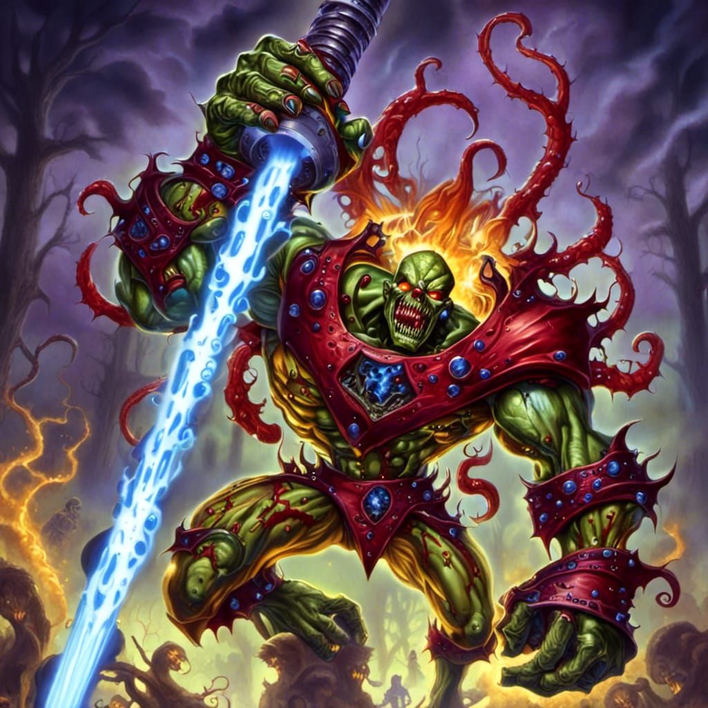 Eerie Fairy in Overgrown Zombiecore Forest