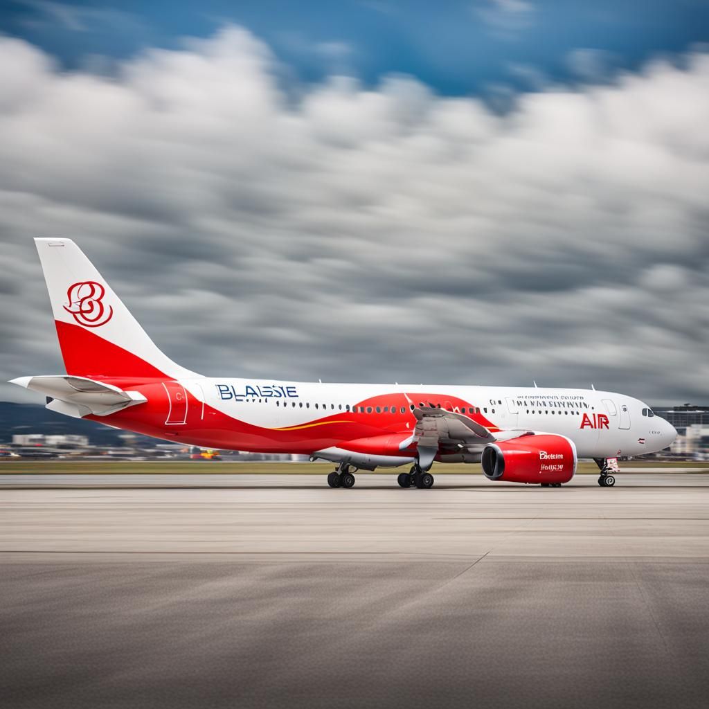 Blaise Air Livery on Airplane: Professional Photo