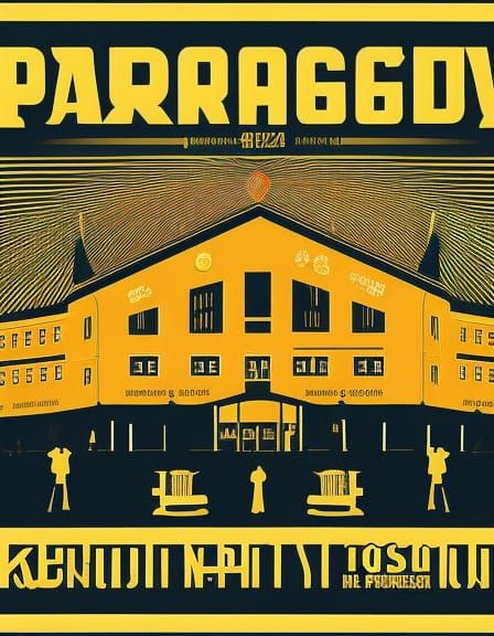 Hungarian Pub Poster in Tivadar Style