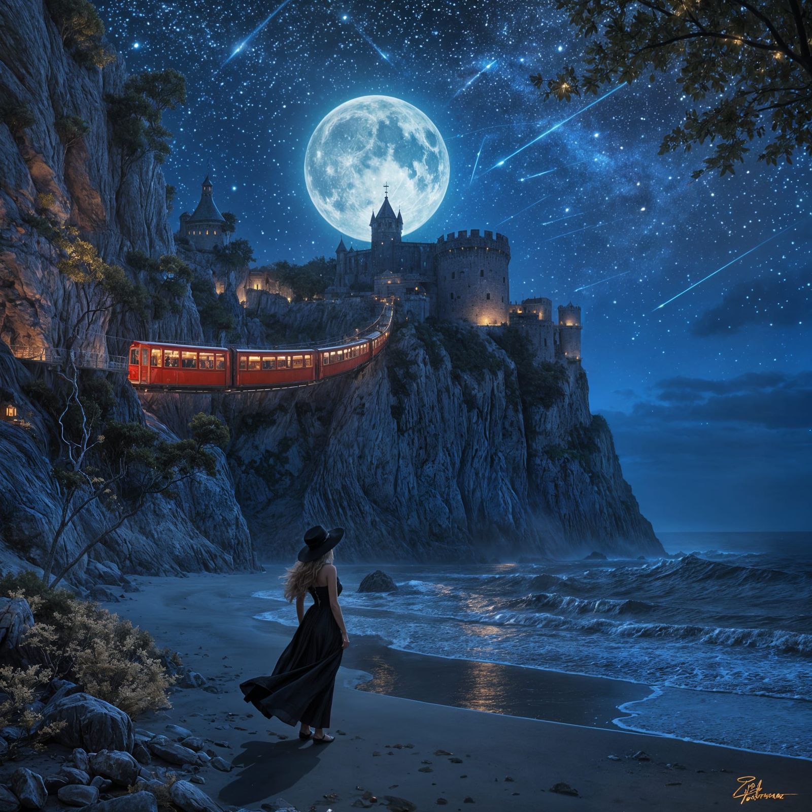 Le petit funiculaire rouge