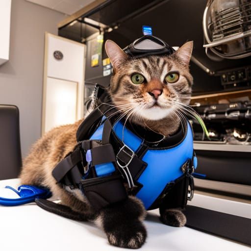 Cat Scuba Diving: An AI Generated Adventure