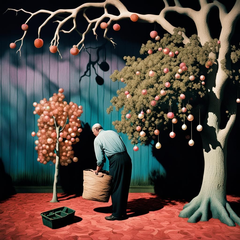 Grandpa is in the living room