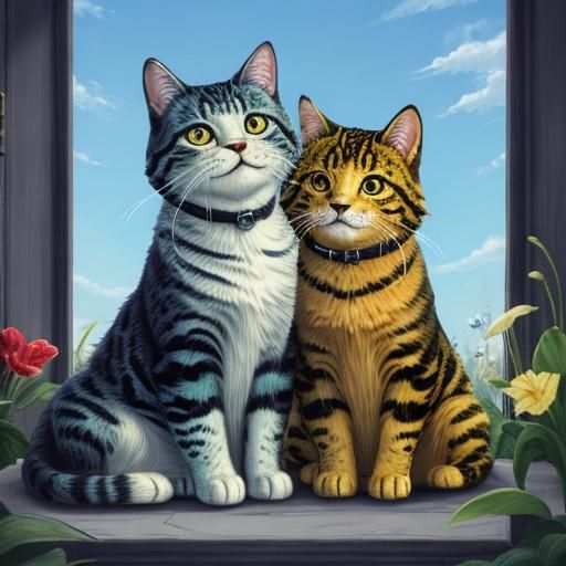 Felis Dei: A Minimalist Divine Cat