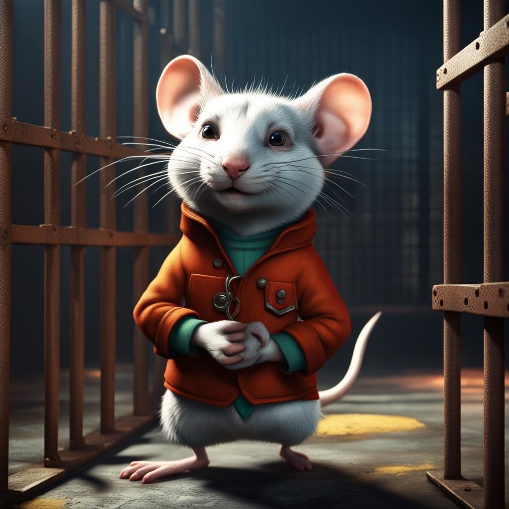 Stuart Little Behind Bars: Fantasy Concept Art