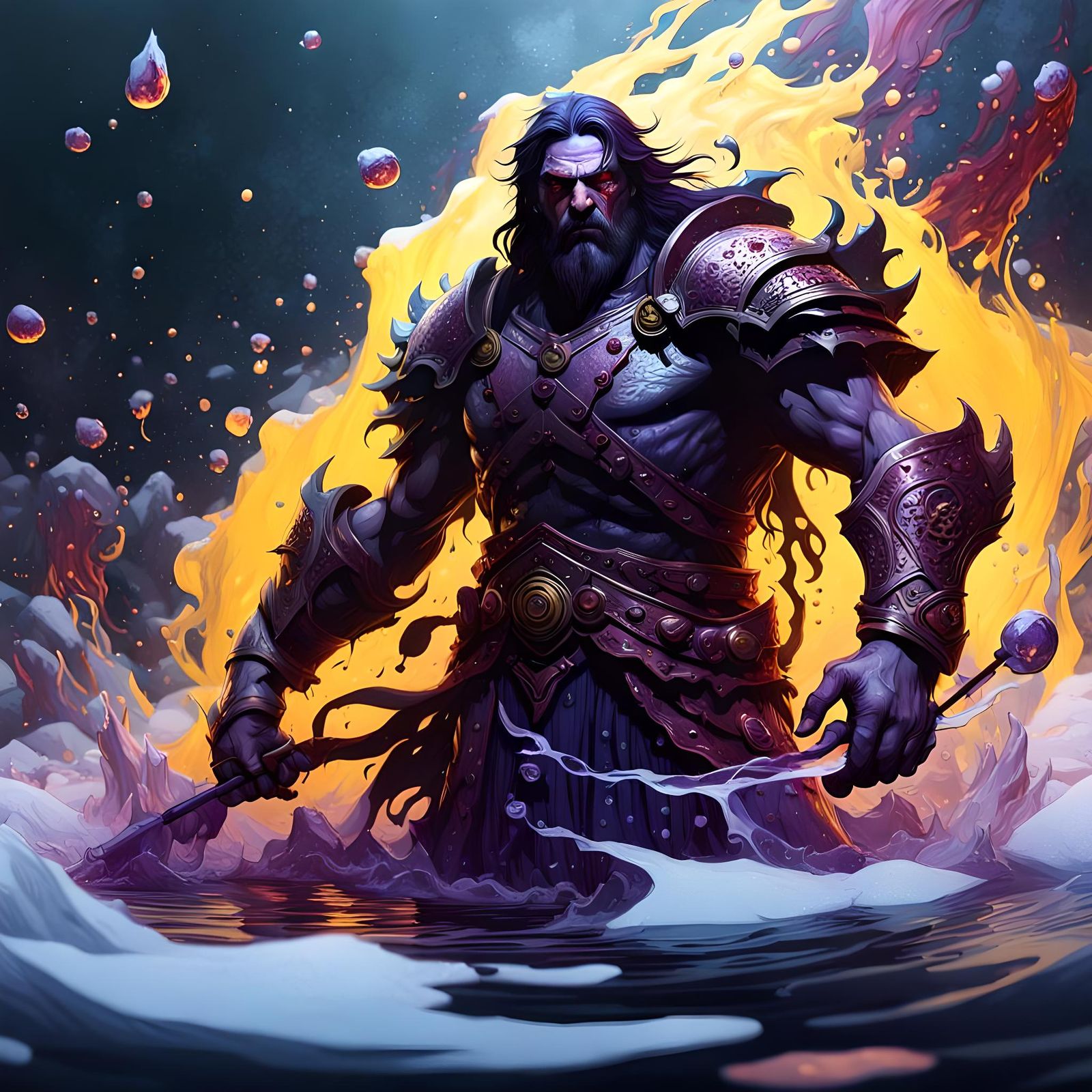 Blood Dissolving: Dark Fantasy Concept Art