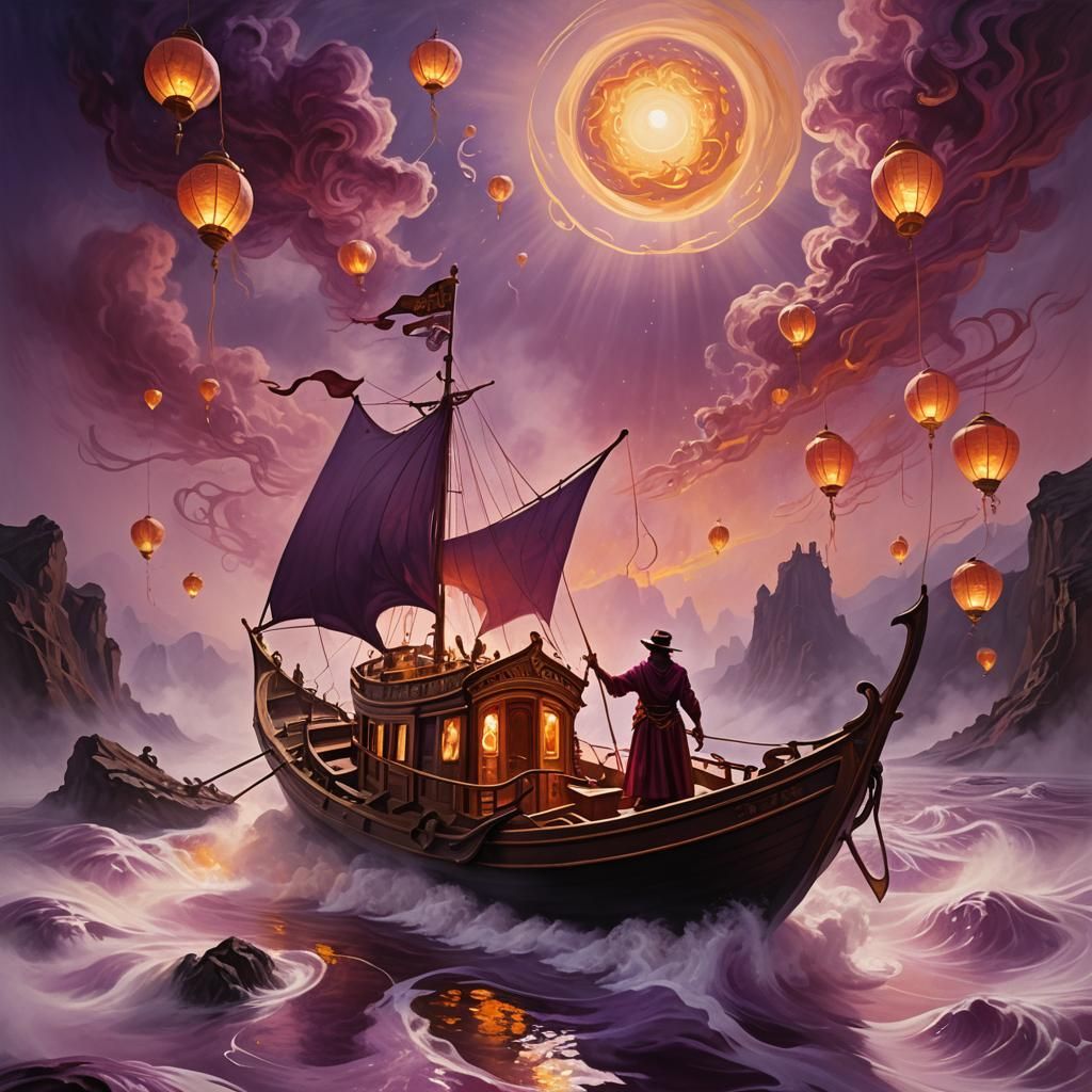 Ra in the Underworld: Surrealist Dreamscape