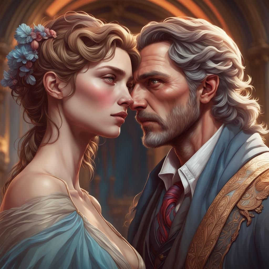 Man and Woman: Love and Opposition Portrait