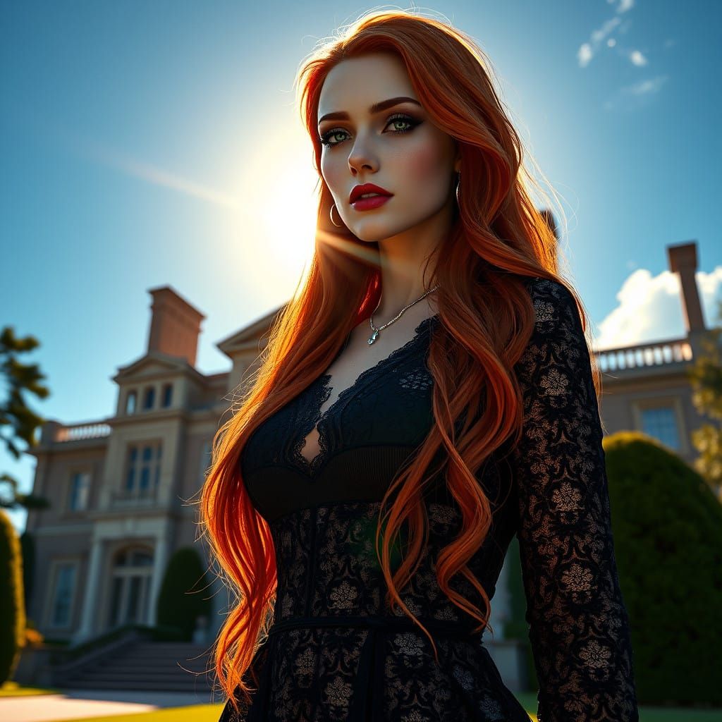 Goddess in Georgian Elegance