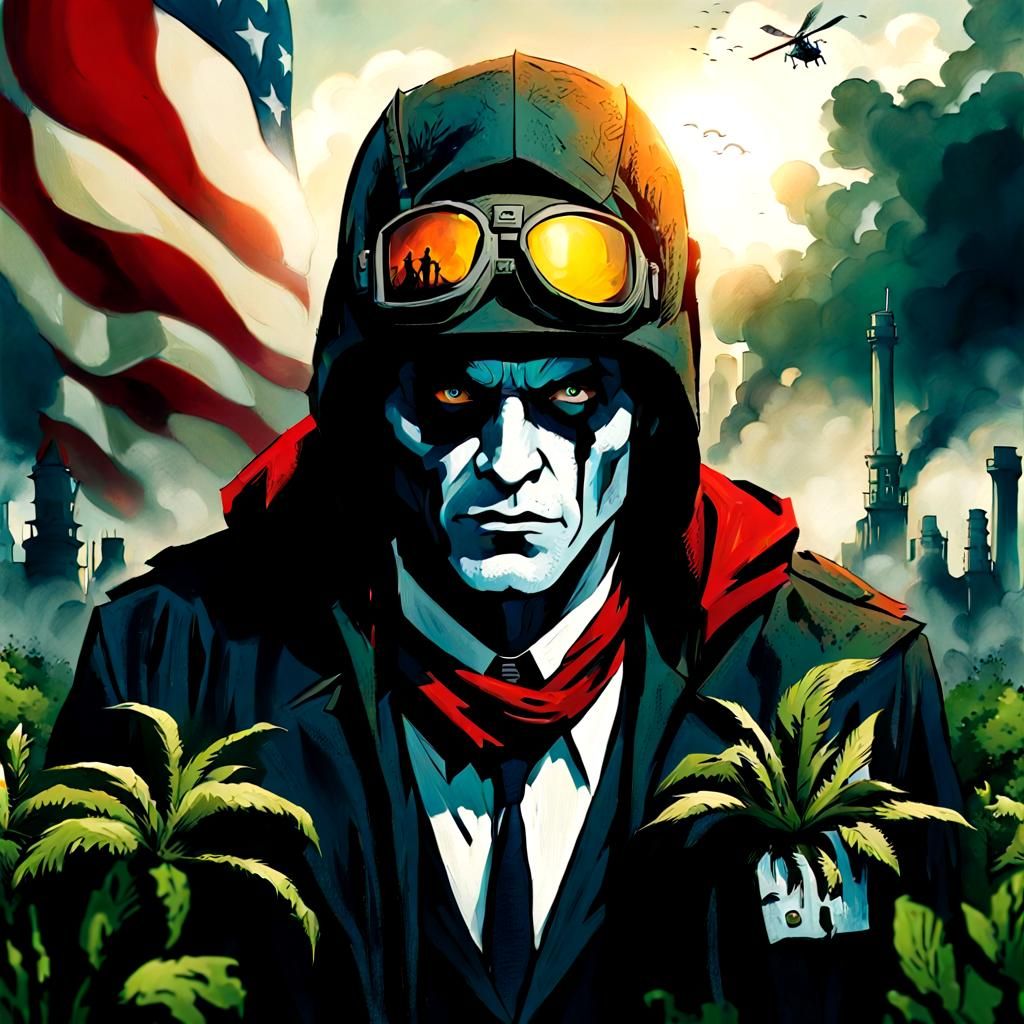 Post-Apocalyptic Journey in a Surreal Landscape