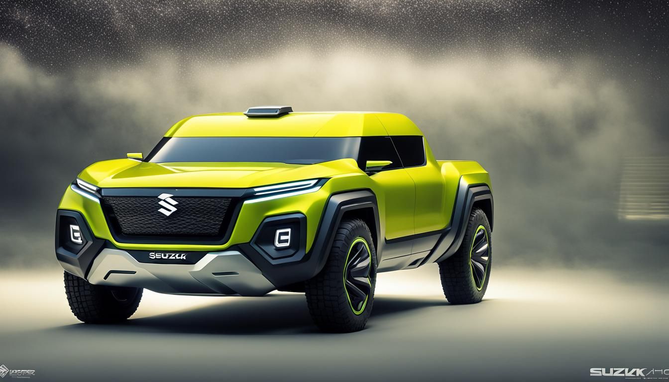 Futuristic Suzuki X-Head Concept Truck in HDR