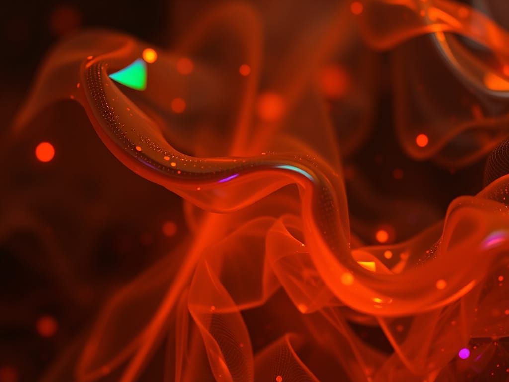 Fantasy Aurora with Iridescent Haze and Bebop Fashion