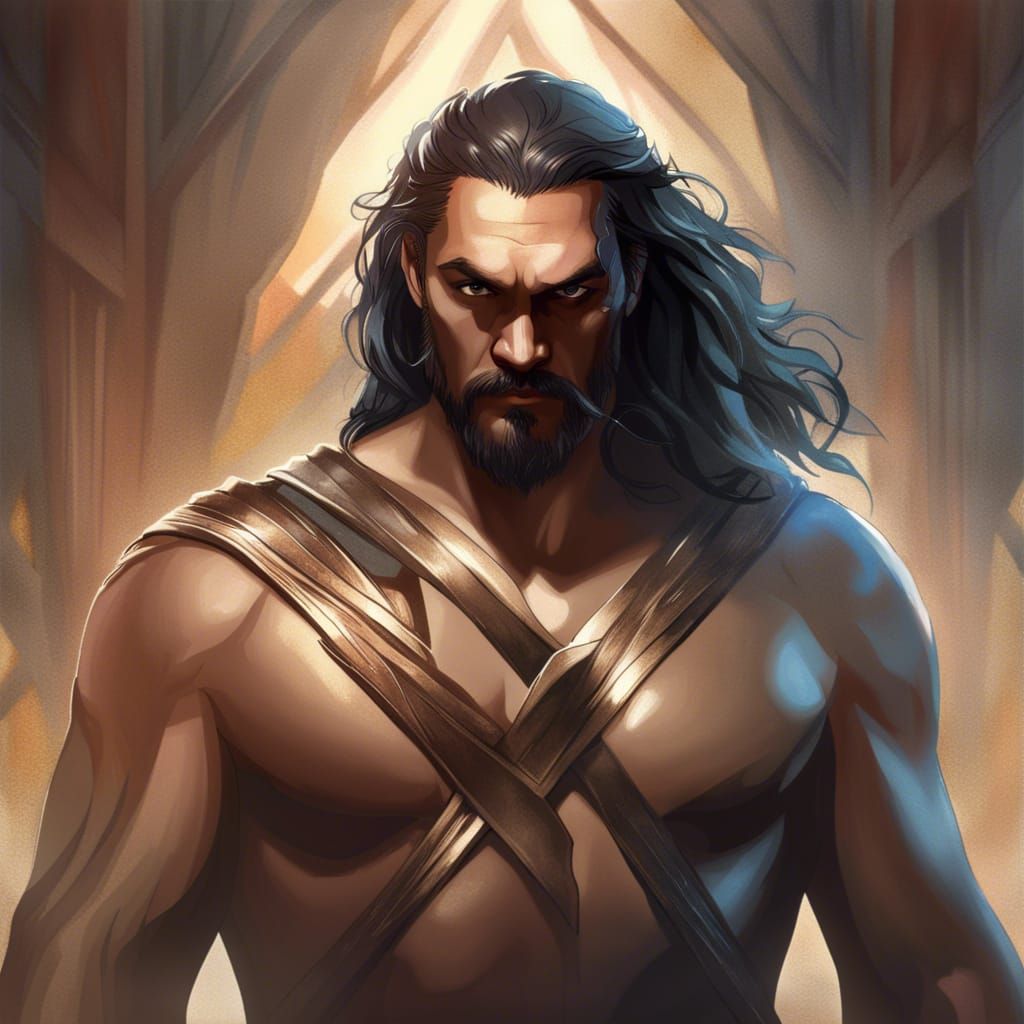 Greek Gods Portrait in Artgerm Style
