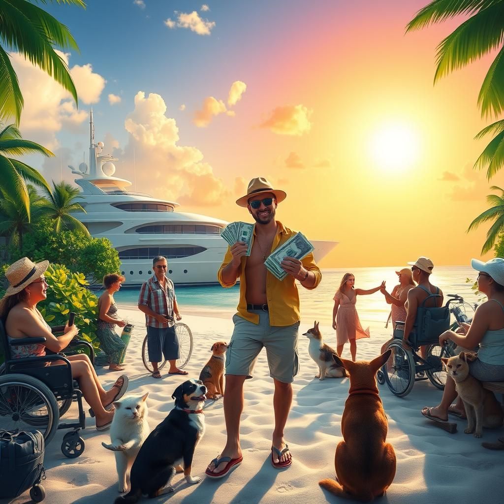 What would you do with 100.000.000$, I will bye a boat and g...