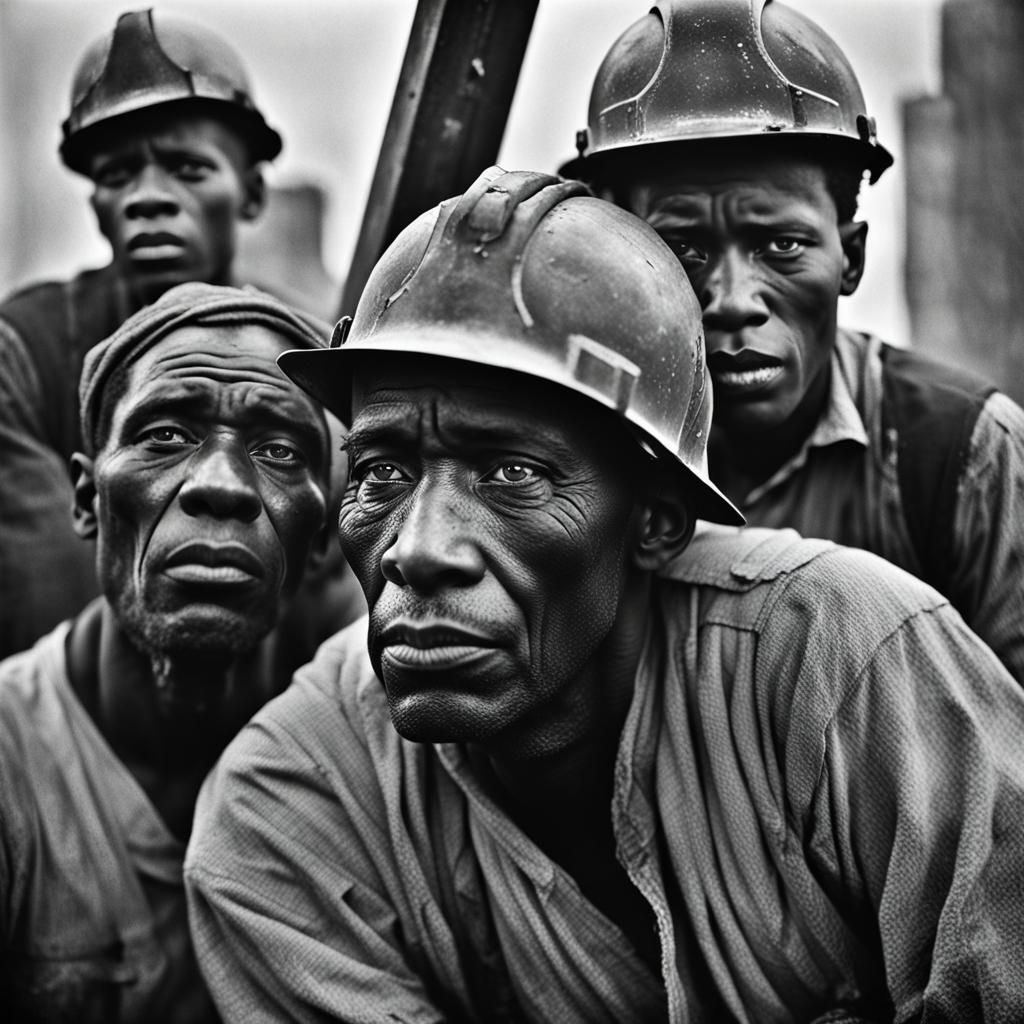 Construction Workers Building Skyscraper During Great Depres...