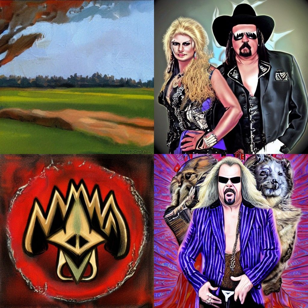 Abstract Digital Art in Michael C Hayes Style