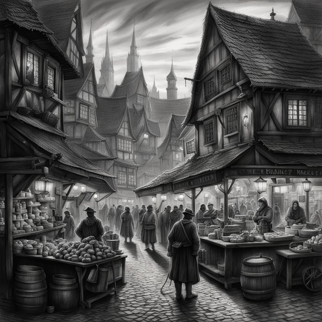 A common day in Uglovia's Marketplace