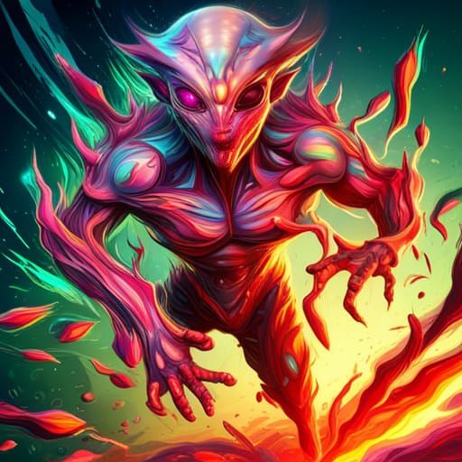 One legged Alien... sdxl 0.9!!