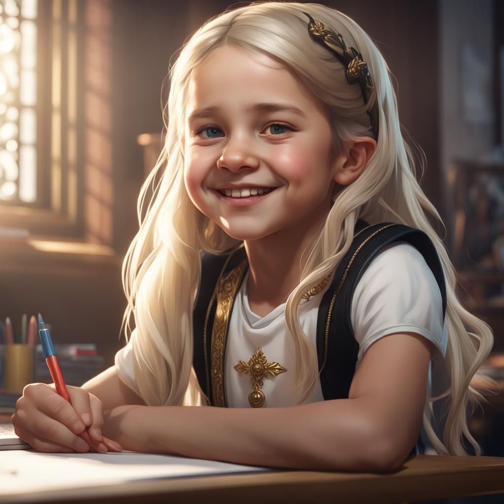 Sarah at the Age of 6