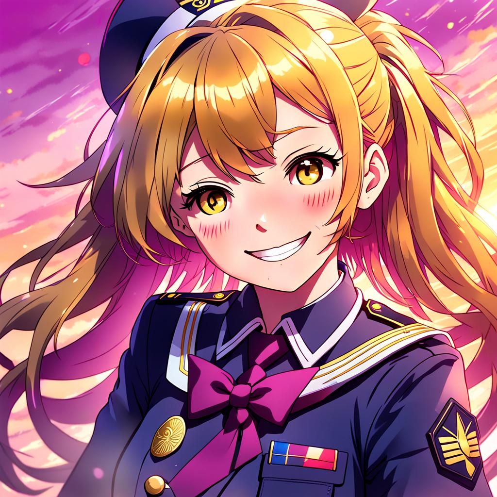 Anime Girl Masterpiece in Studio Trigger Style