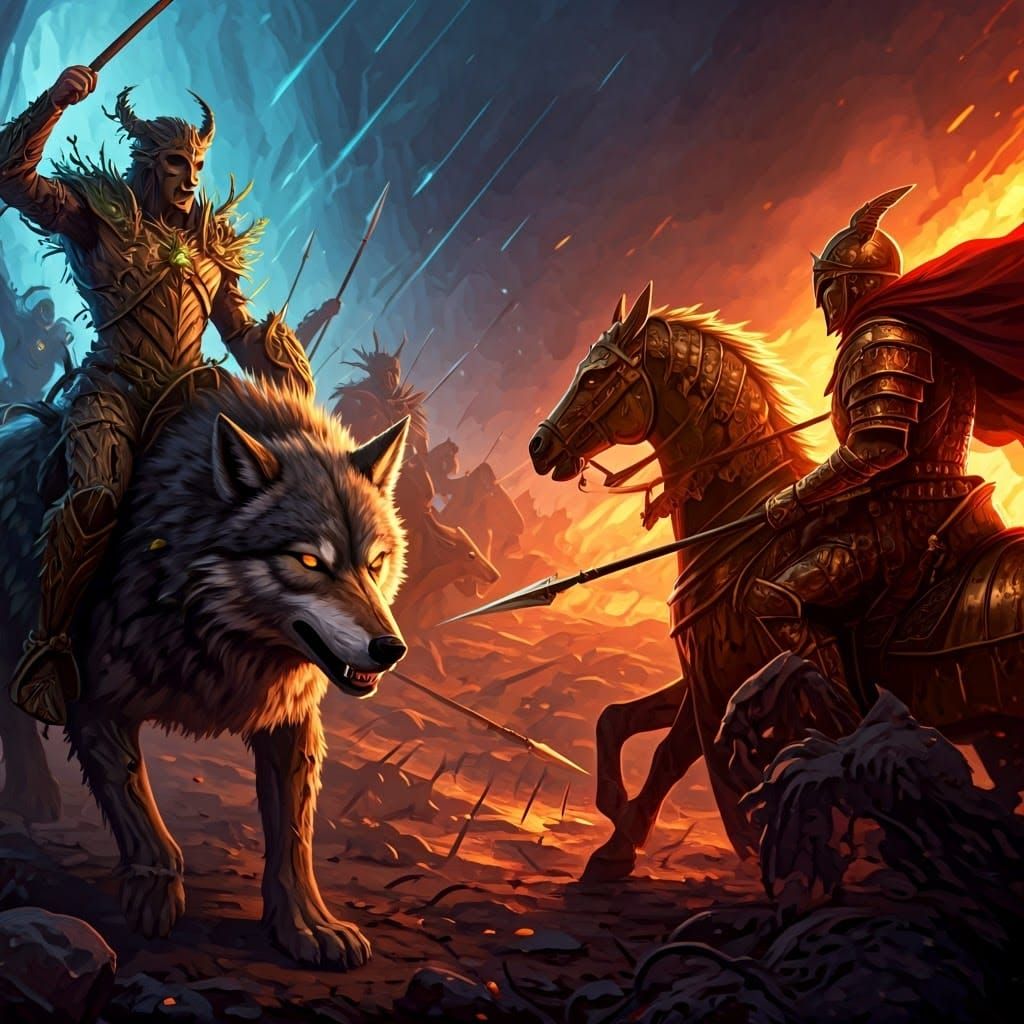 Epic Battle: Druids vs Golden Knights