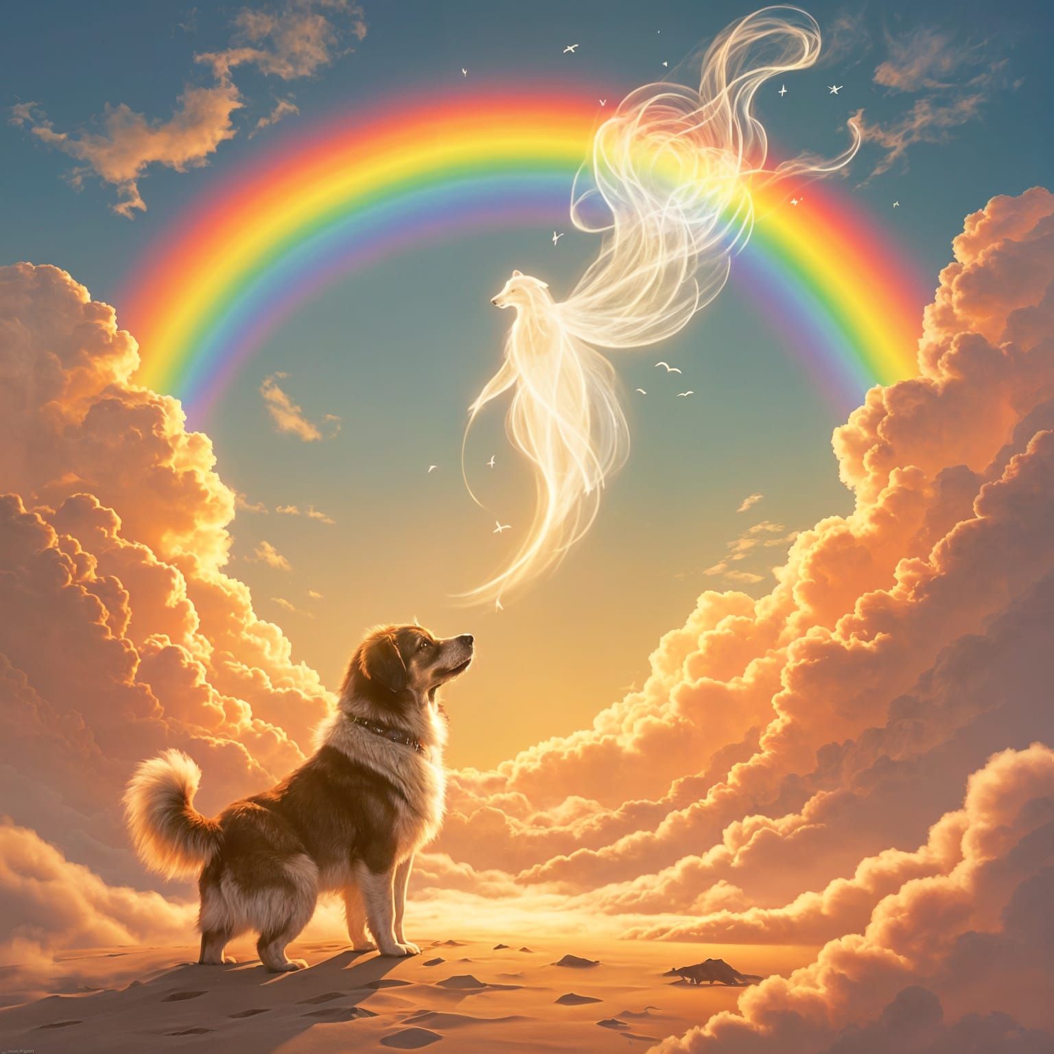 Sammy's Spirit Ascends to the Rainbow Bridge
