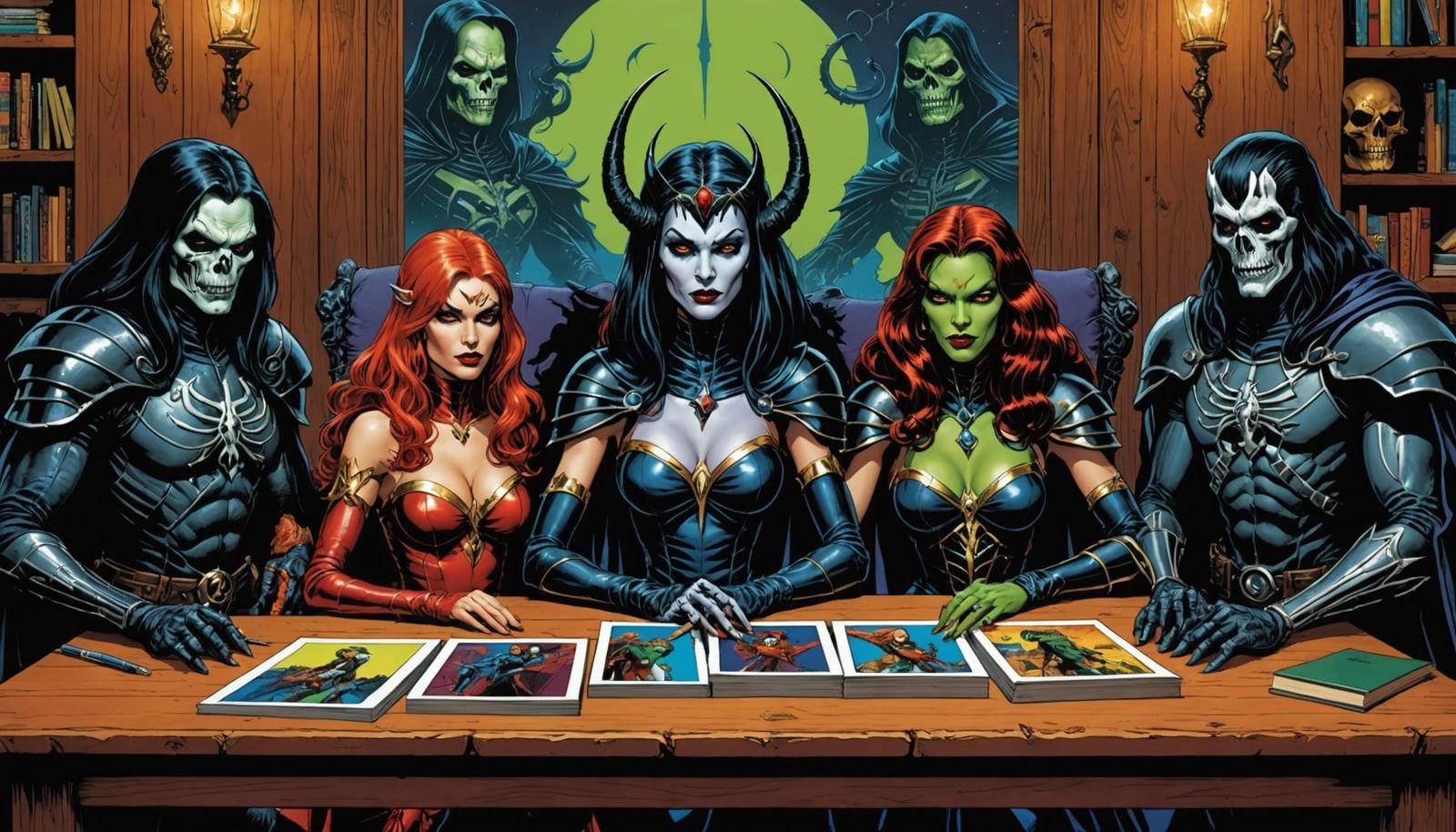 Comic Book Art Inspired by Epic Fantasy Concepts