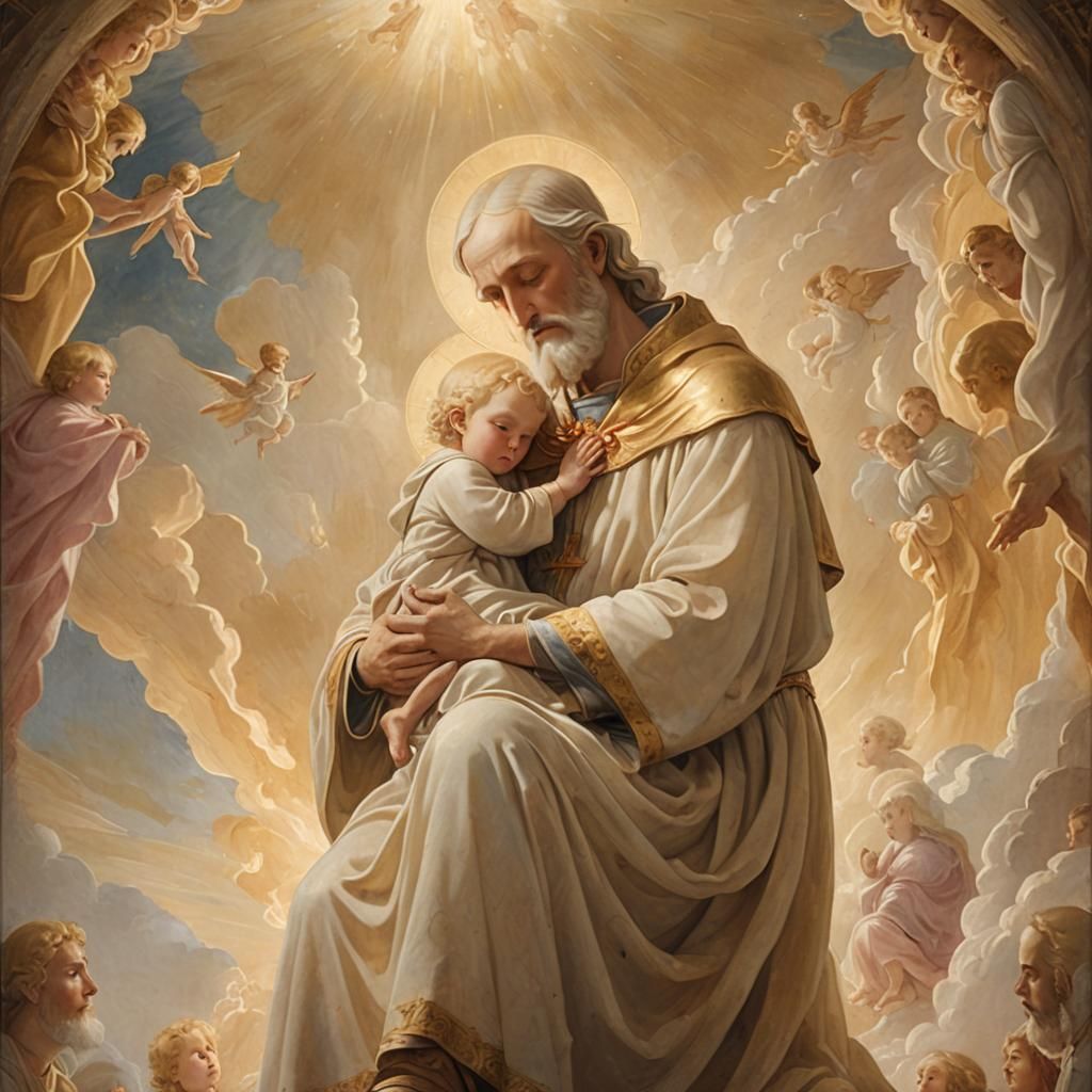 Father and Child in Heavenly Realm