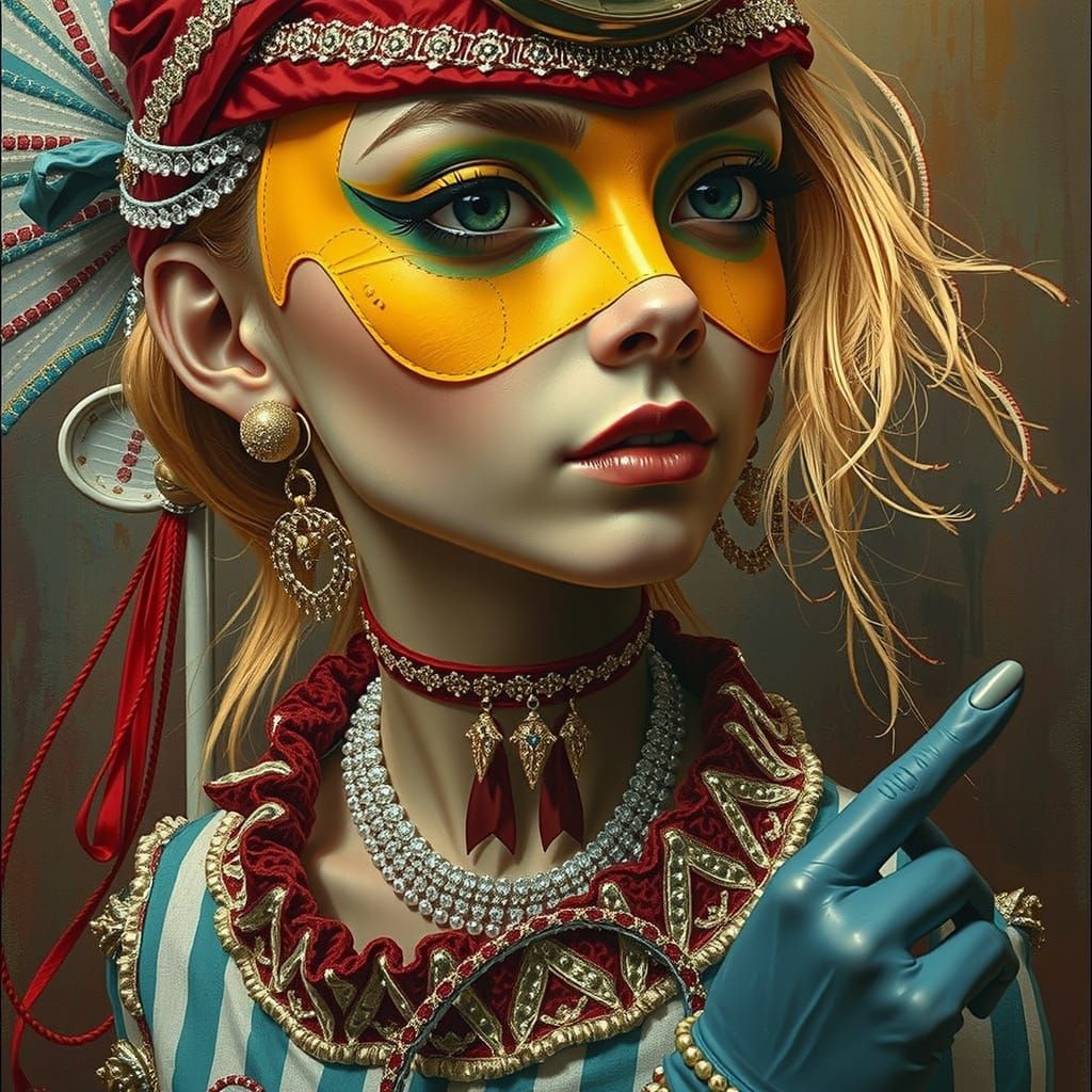 Vibrant Striped Pattern with Dynamic Lighting