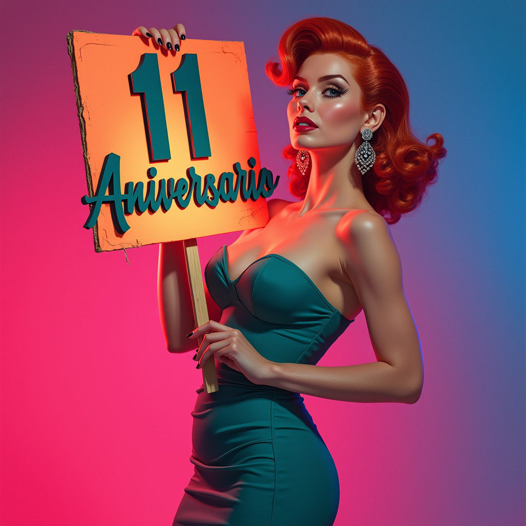 Vintage Hollywood Star Celebrates Anniversary in Splash Art ...