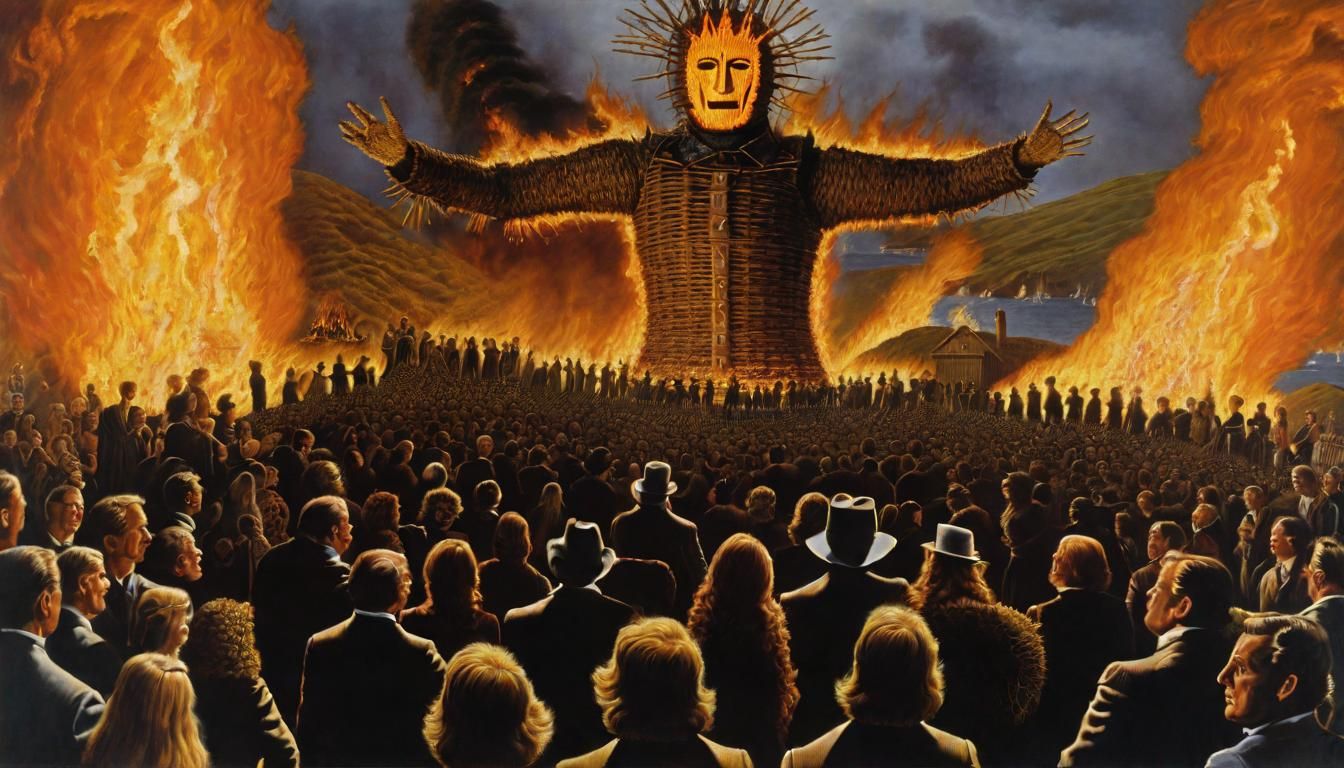 Surreal Horror: The Burning Wicker Man