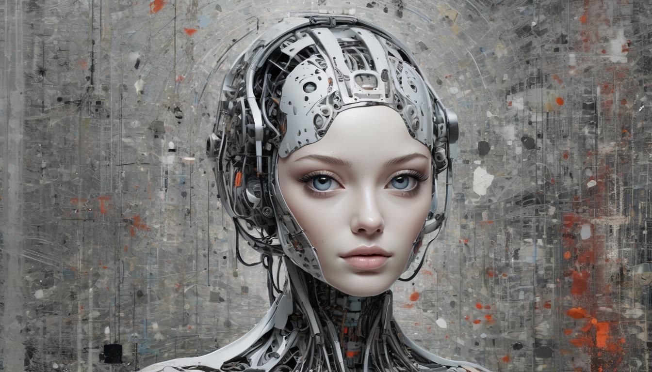 Abstract AI Art Generated by AI Model