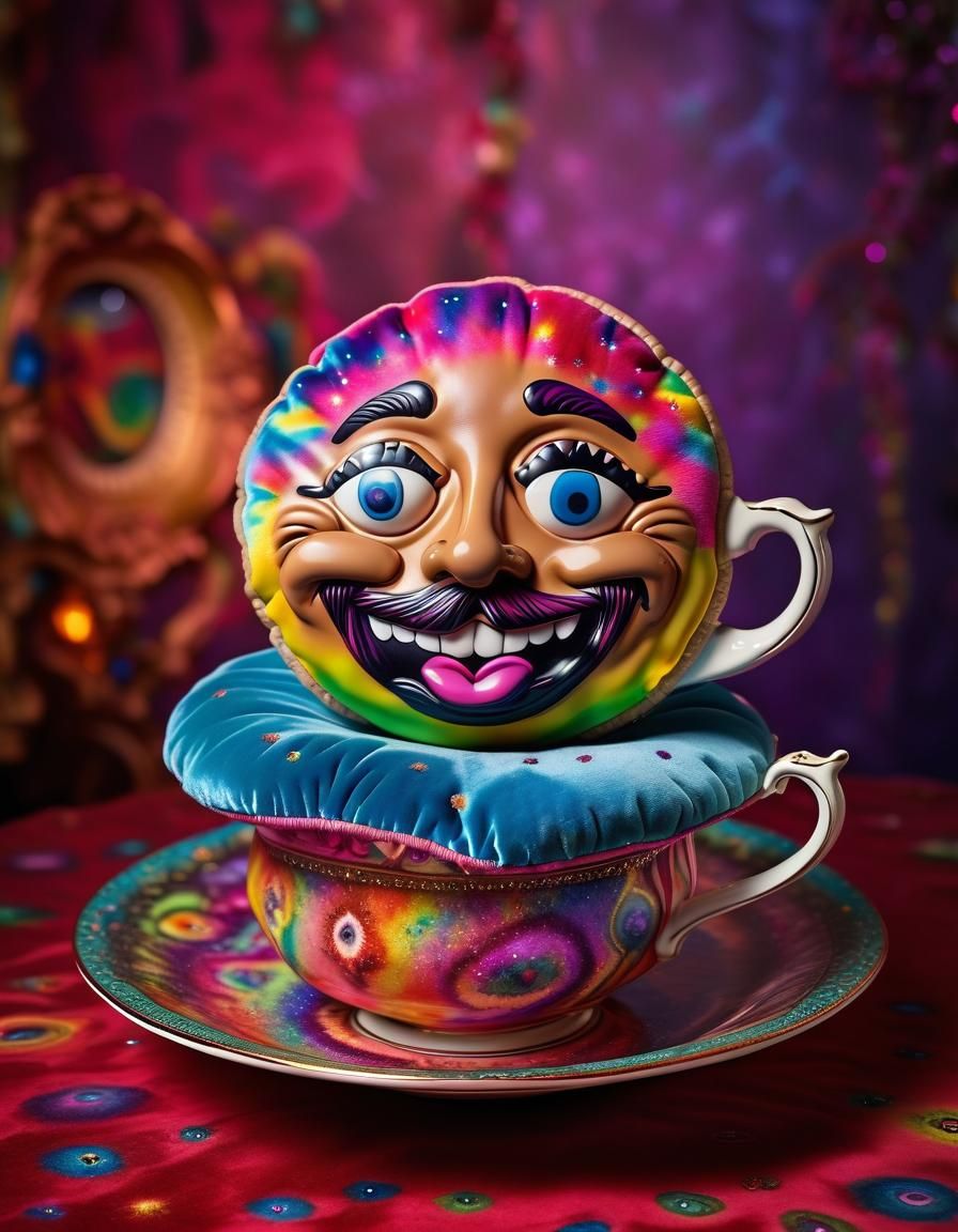 Psychedelic Fur Whoopie Cushion and Teacup