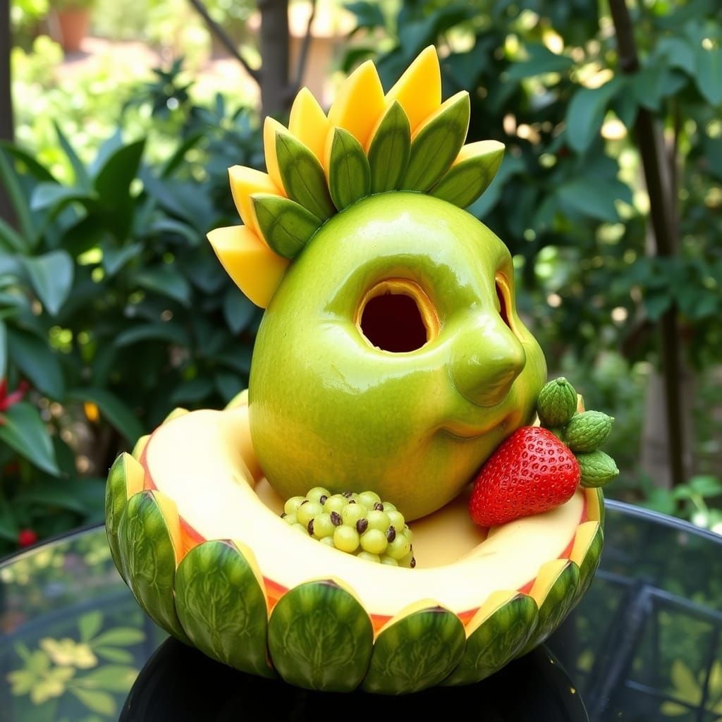 Vibrant Still Life in a Modern Art Aesthetic