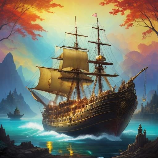 Steampunk Children's Adventure on Sunny Houseboat