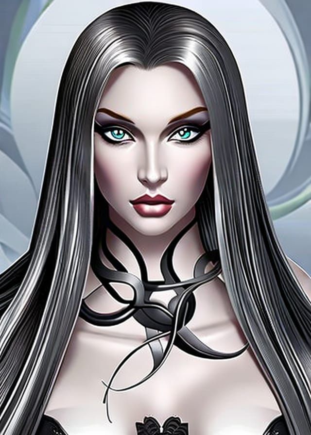 Medusa with Snakes, Fantasy Portrait in 8k