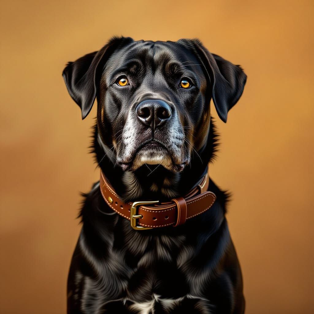 Proud Presa Canario in Dramatic, Vibrant Realism