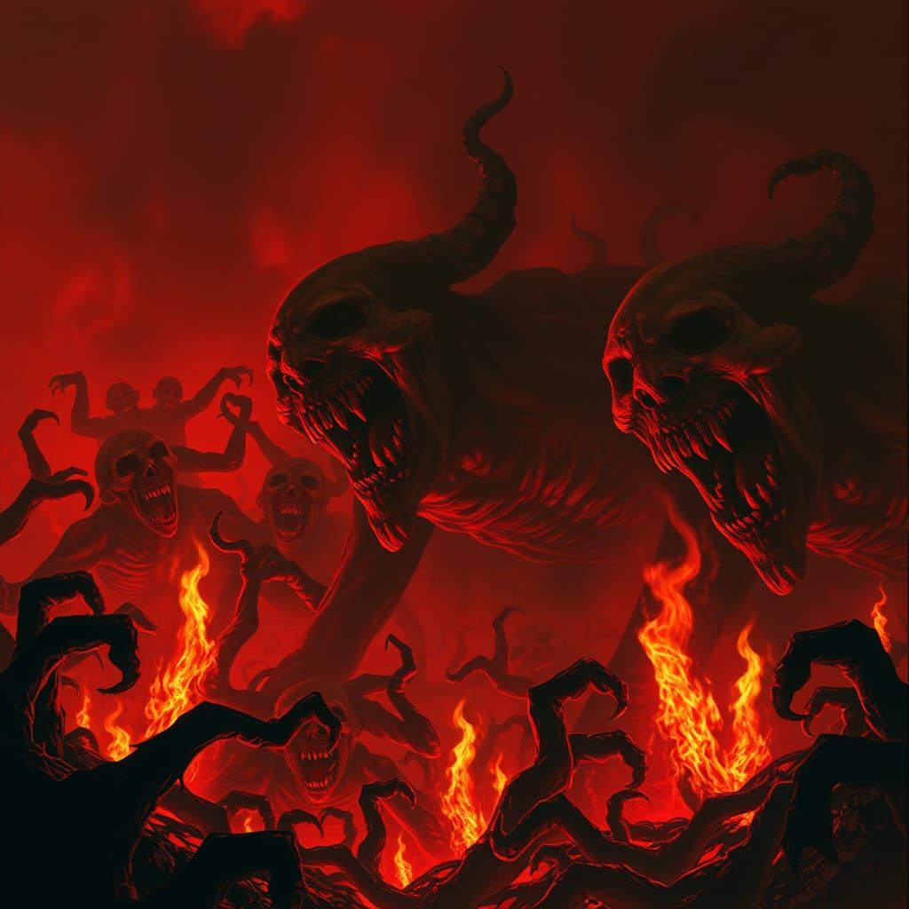 Surreal Hellscape Depicts Eternal Agony