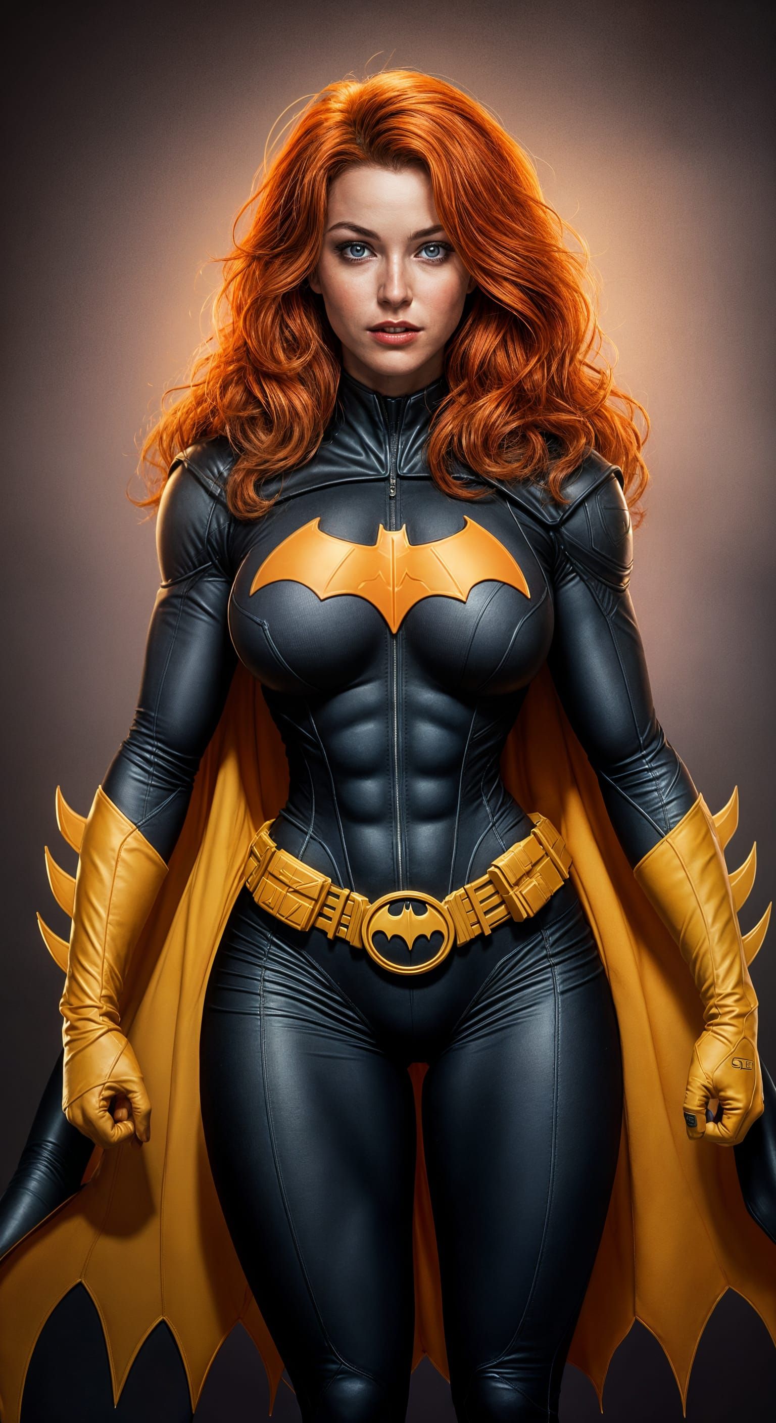 Batgirl Suit Up Sequence in Comic Book Style